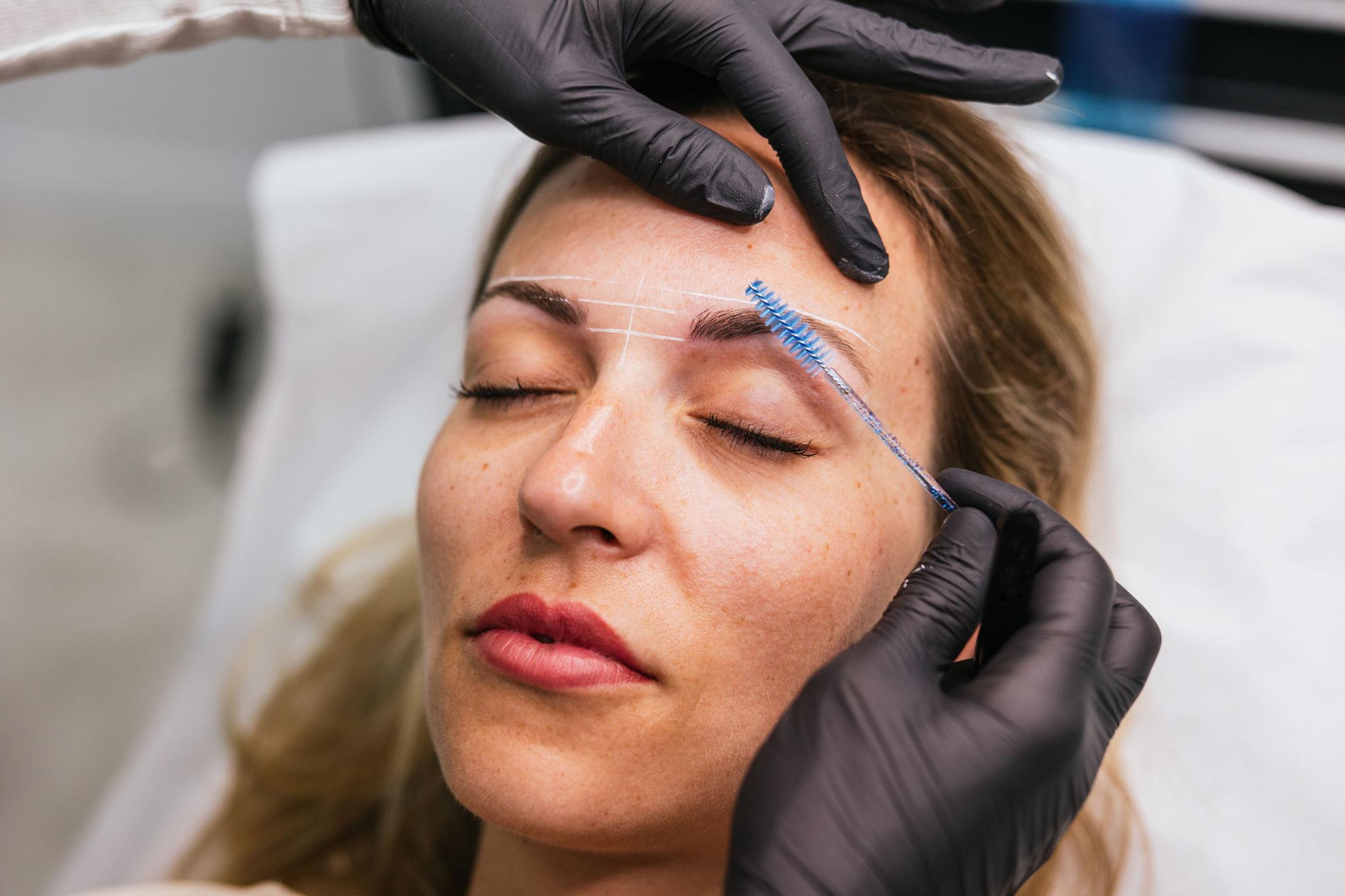 Microblading process
